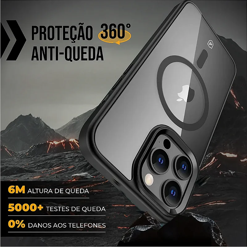 Capa MagSafe para iPhone 18 Pro Max - Preta - Gshield - foto 4