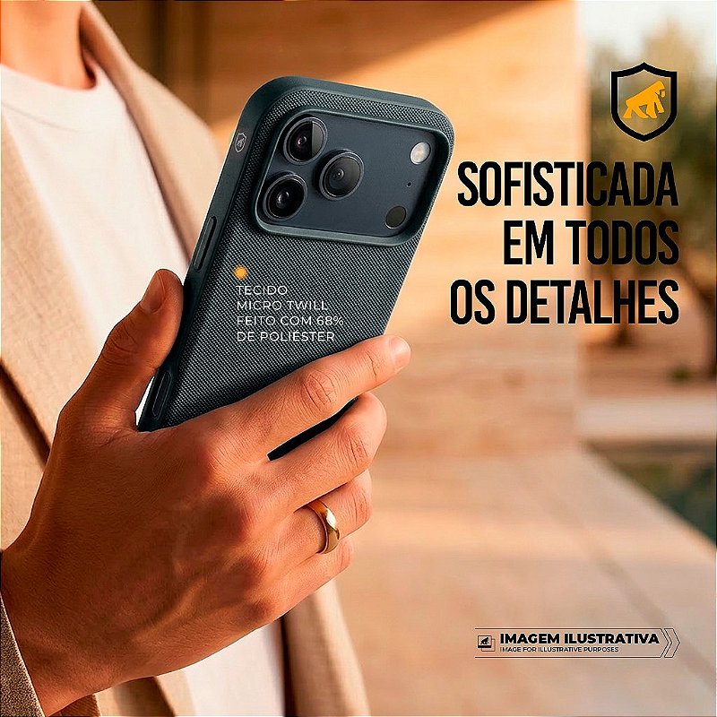 Capa para iPhone 18 Pro Max - Woov - Azul - Gshield - foto 6
