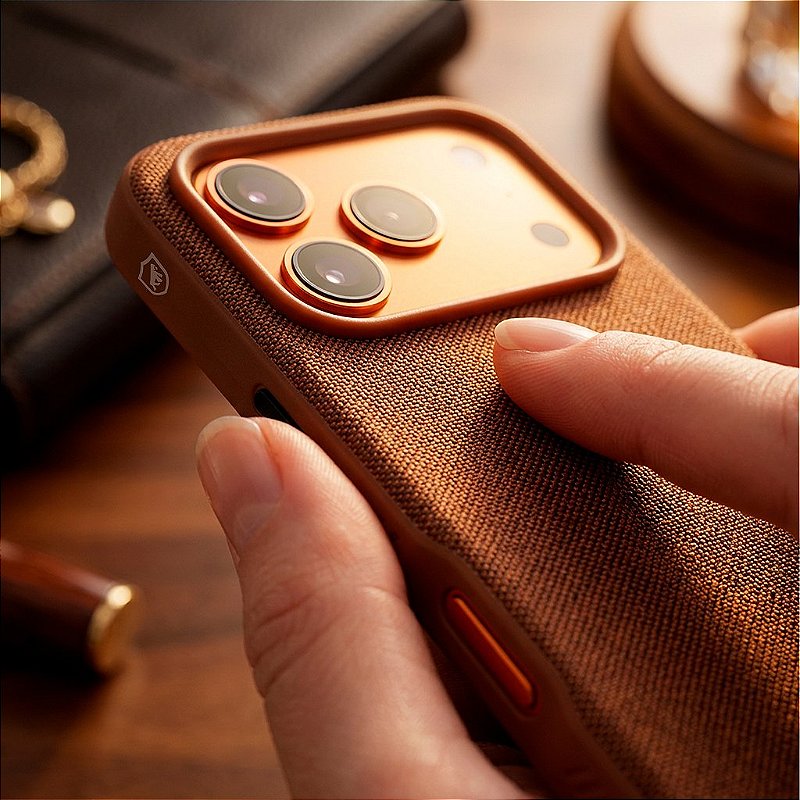 Capa para iPhone 18 Pro - Woov - Marrom - Gshield - foto 3