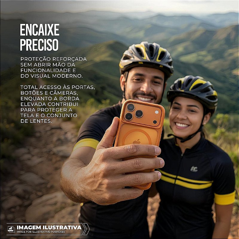 Capa para iPhone 18 Pro - Octacore Magsafe - Laranja - Gshield - foto 2