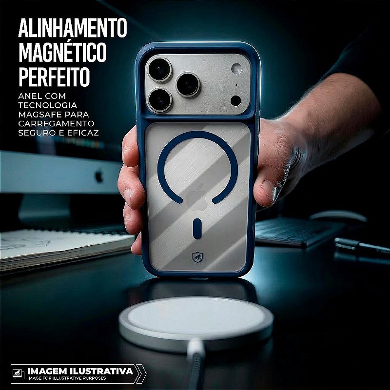 Capa para iPhone 18 Pro Max - Octacore Magsafe - Laranja - Gshield - foto 5
