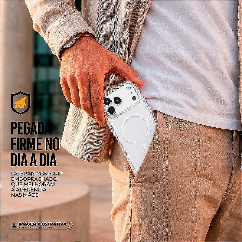 Capa para iPhone 18 Pro Max - Akroma Magsafe - Branca - Gshield - foto 2