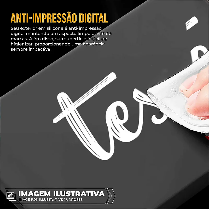 Capa para iPhone 18 Pro Max - Silicon Premium Preta - Gshield