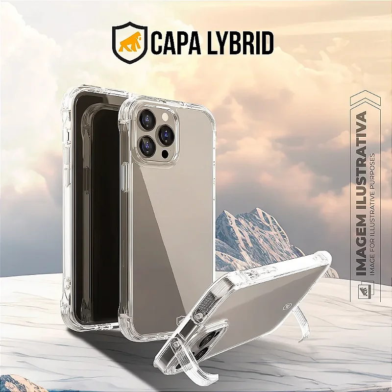 Capa para iPhone 18 Pro - Lybrid - Preta - Gshield