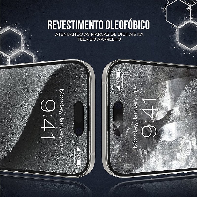 Película para iPhone 18 Pro - Ultra Glass - Preta - Gshield