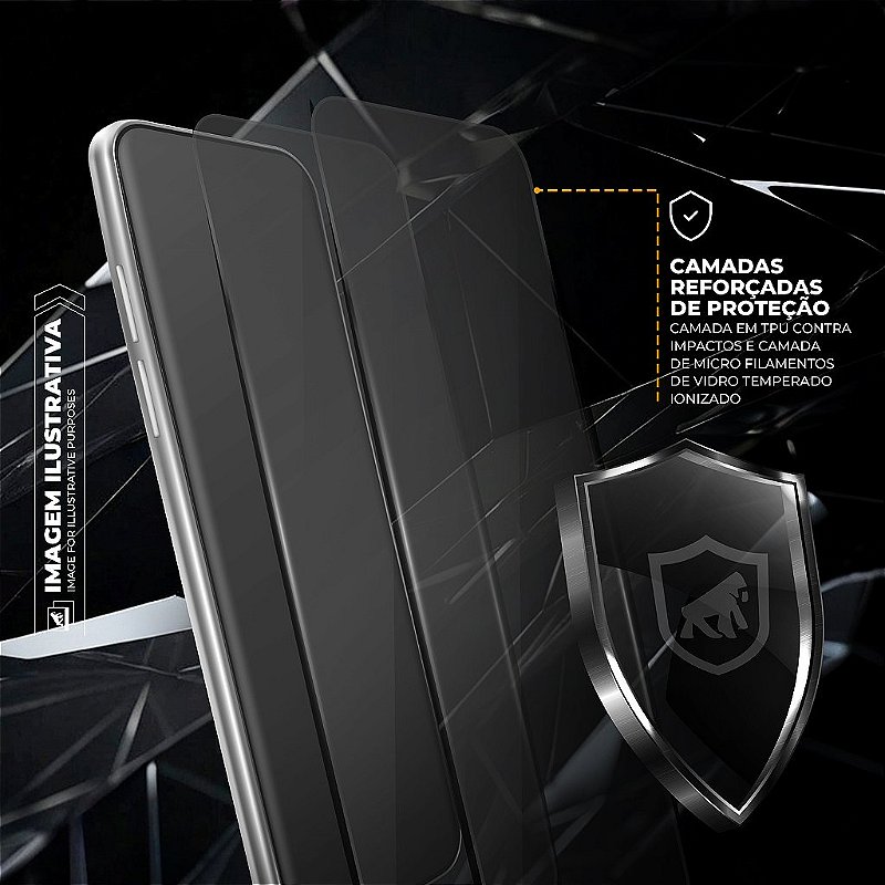 Película para iPhone 18 Pro - Dual Glass Preta - Gshield