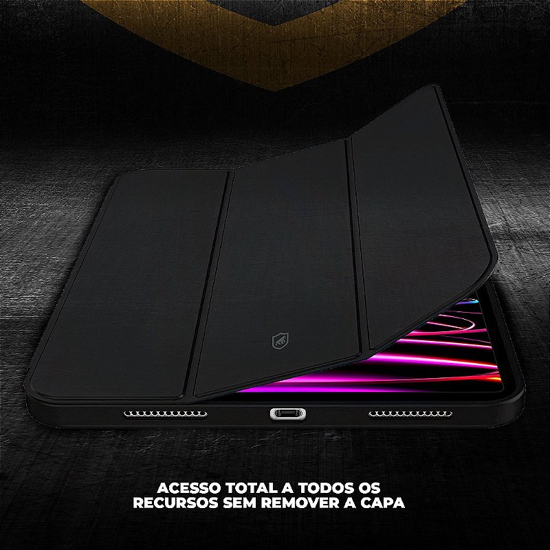 Capa para Samsung Galaxy Tab S9 / S9+ / S9 FE / S9 FE+ - 10.9" - Clear View - Gshield - foto 4