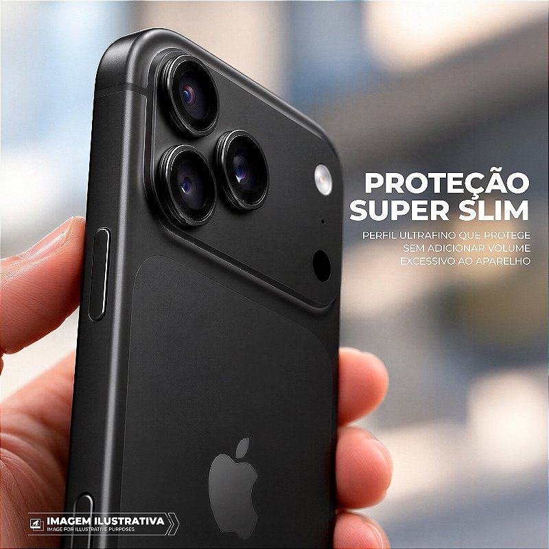 Protetor de Lente Dinamic Slim para iPhone 18 Pro / 18 Pro Max - Preta - Gshield - foto 3