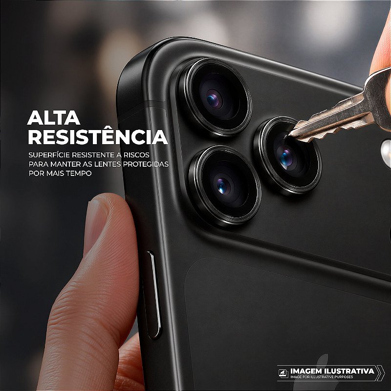 Protetor de Lente Dinamic Slim para iPhone 18 Pro / 18 Pro Max - Preta - Gshield - foto 7