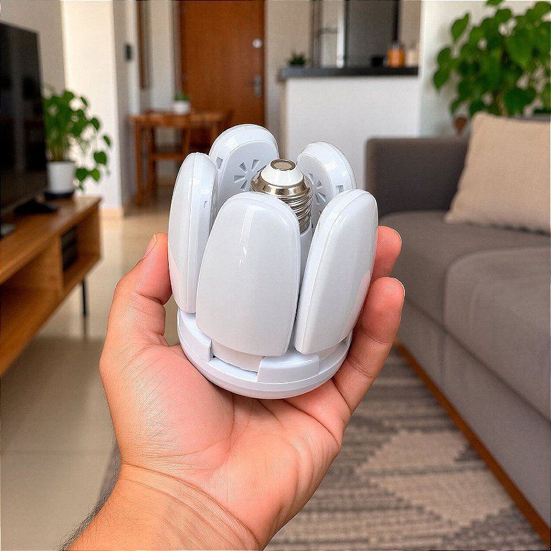 Lâmpada LED Articulável 55W E27 6500K Bivolt com Ângulo de Iluminação Ajustável - foto 2
