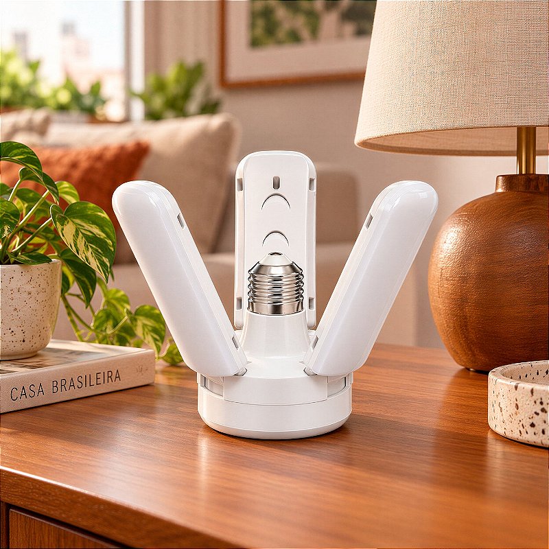 Lâmpada LED Articulável 26W E27 6500K Bivolt com Ângulo de Iluminação Ajustável - foto 4