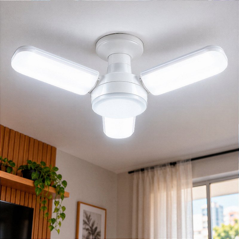 Lâmpada LED Articulável 26W E27 6500K Bivolt com Ângulo de Iluminação Ajustável - foto 5