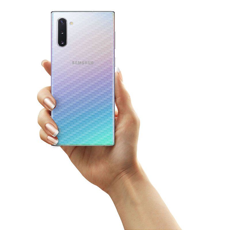 Película para Samsung Galaxy Note 10 Plus - Traseira de Fibra de Carbono - Gshield