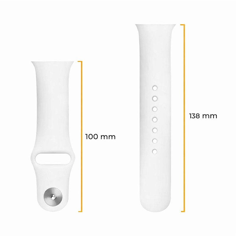 Pulseira para Apple Watch 42 / 44 / 45MM Ultra Fit - Branco - Gshield