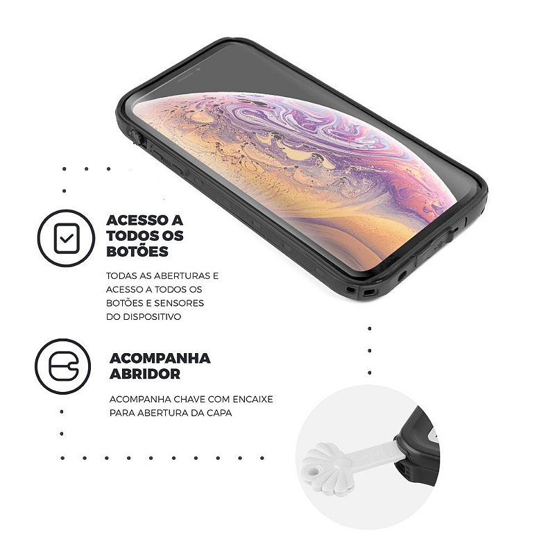 Capa à Prova d'água Nautical para iPhone X / XS - GShield - foto 6