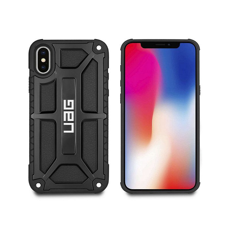 Capa Monarch Preta para iPhone X e XS