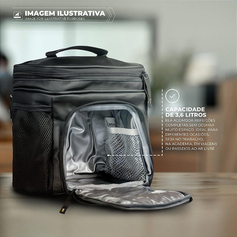 Bolsa Lancheira Térmica com Alça - Armor - Gshield - foto 3