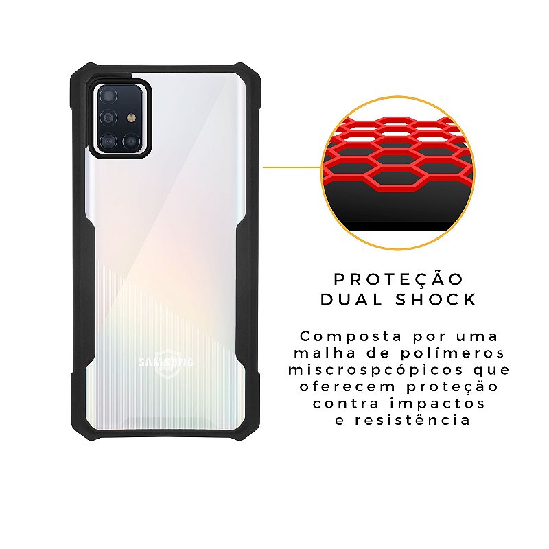 Capa para Samsung Galaxy A51 4G - Dual Shock X - Gshield