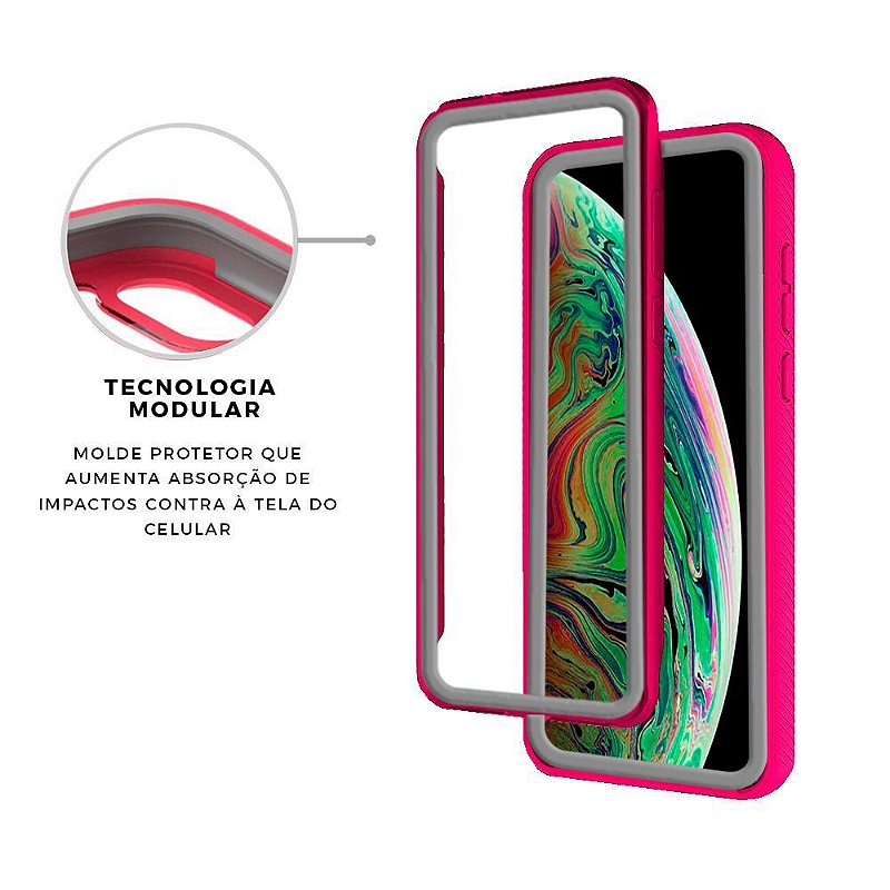 Capa para iPhone X / XS - Stronger Rosa - Gshield