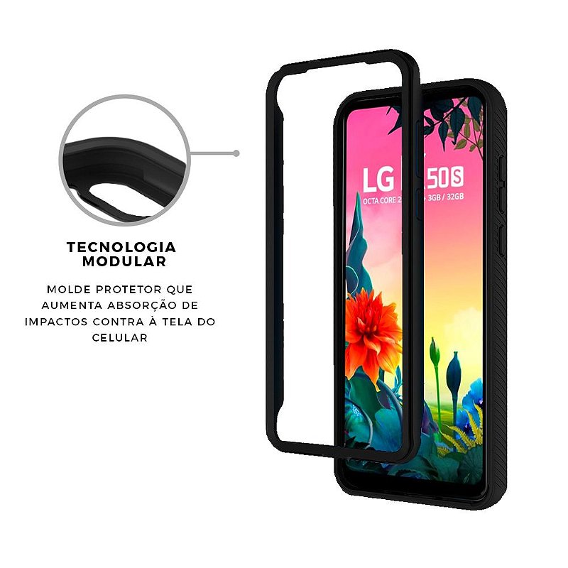 Capa para LG K50S - Stronger Preta - Gshield - foto 3