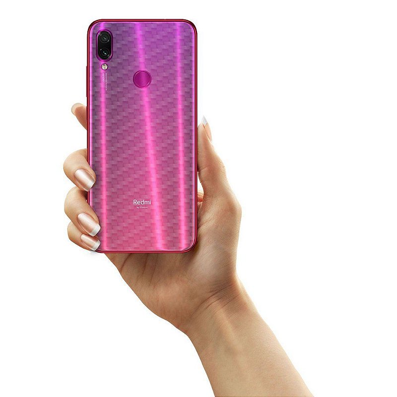 Película para Xiaomi Redmi Note 7 Pro - Traseira de Fibra de Carbono - Gshield