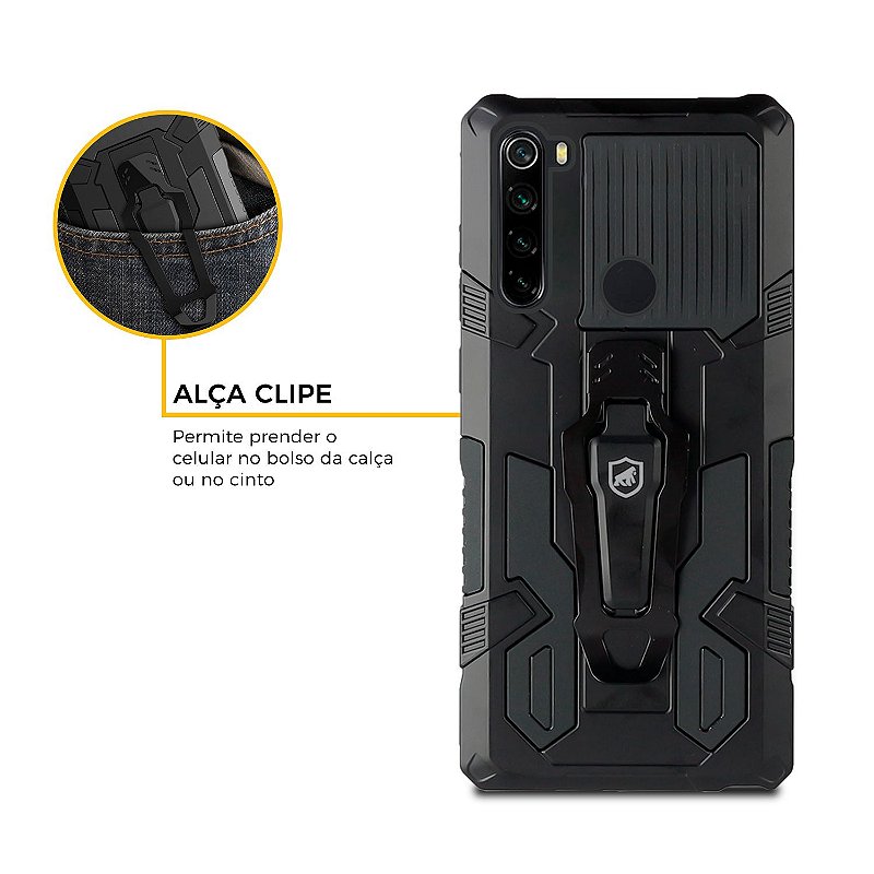 Capa para Xiaomi Redmi Note 8 - Clip - Gshield