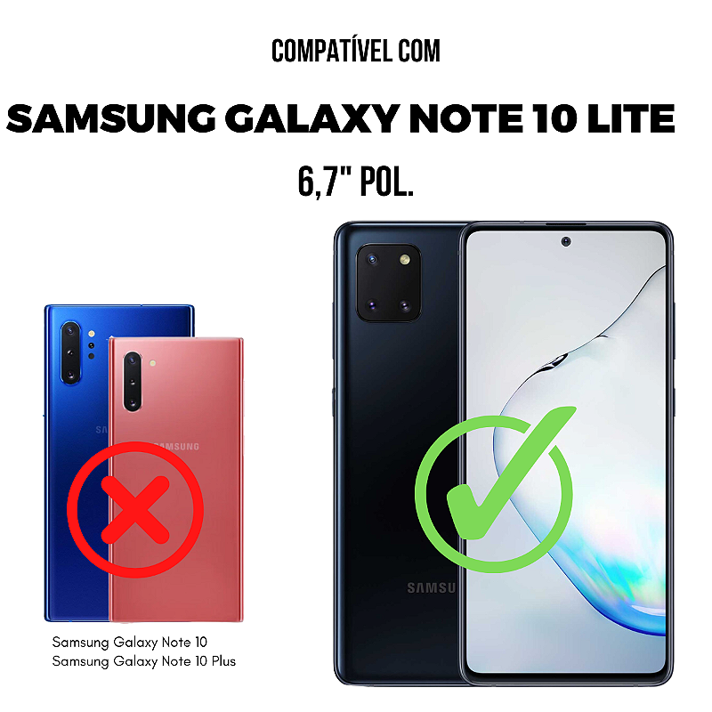 Película para Samsung Galaxy Note 10 Lite - Nano Traseira - Gshield