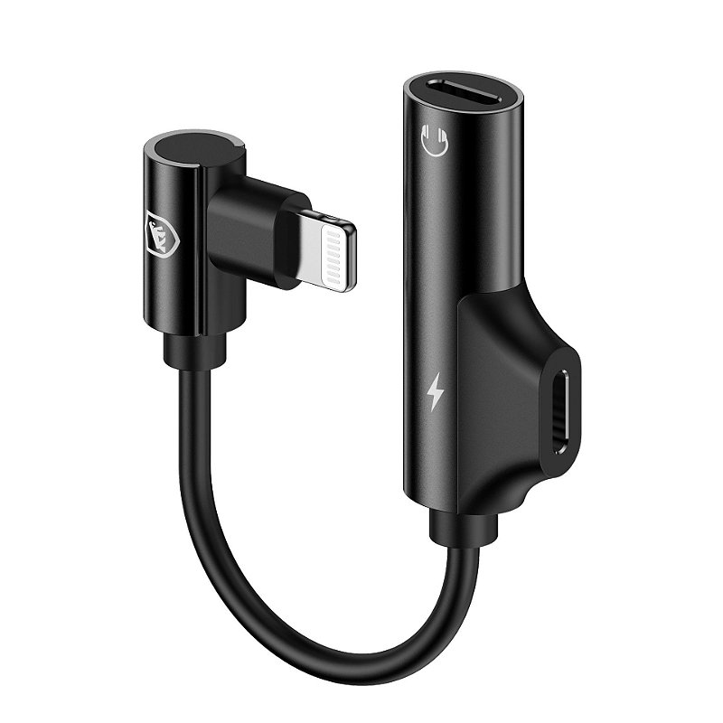 Adaptador Lightning Dinamic com Entrada para Carregamento - Preto - Gshield - foto 3