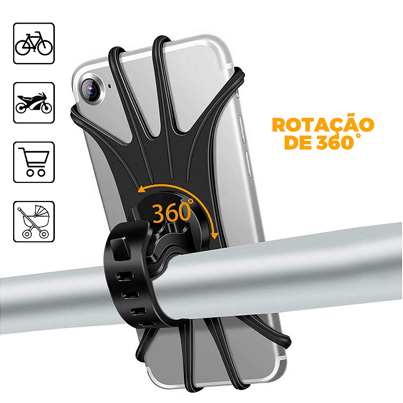 Suporte Flexível para Moto, Bicicleta, Bike - Atomic - Gshield