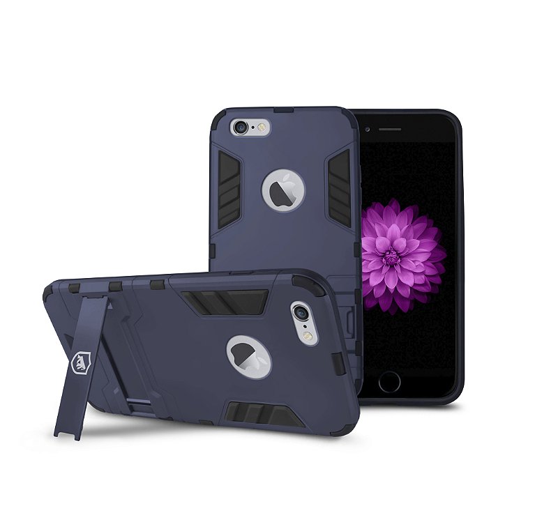 Kit Capa Armor e Película Vidro Dupla iPhone 6 Plus, 6s Plus - Gshield - foto 6