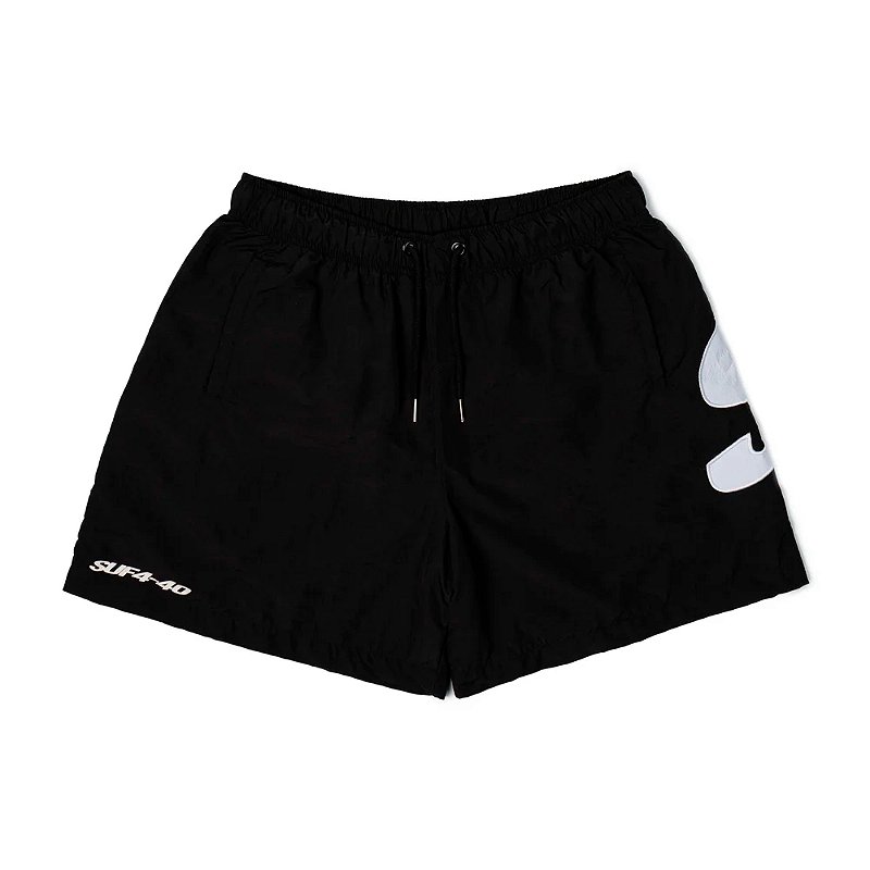 Shorts Sufgang - Big S Preto - AlfaMarcas™