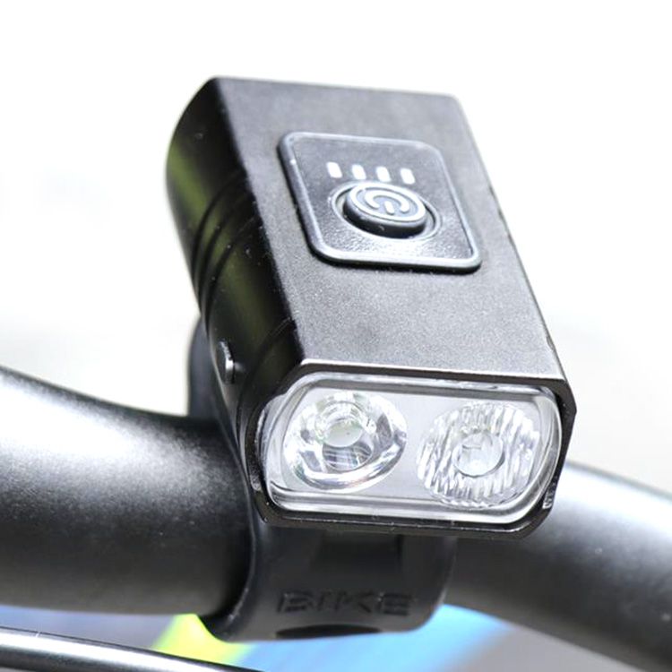 Farol Bicicleta 2 Leds T6 Recarregável 8233