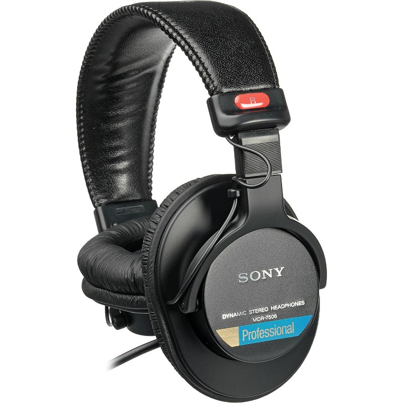 ヘッドホン SONY STUDIO MONITOR MDR-7506 Fone de Ouvido Sony MDR