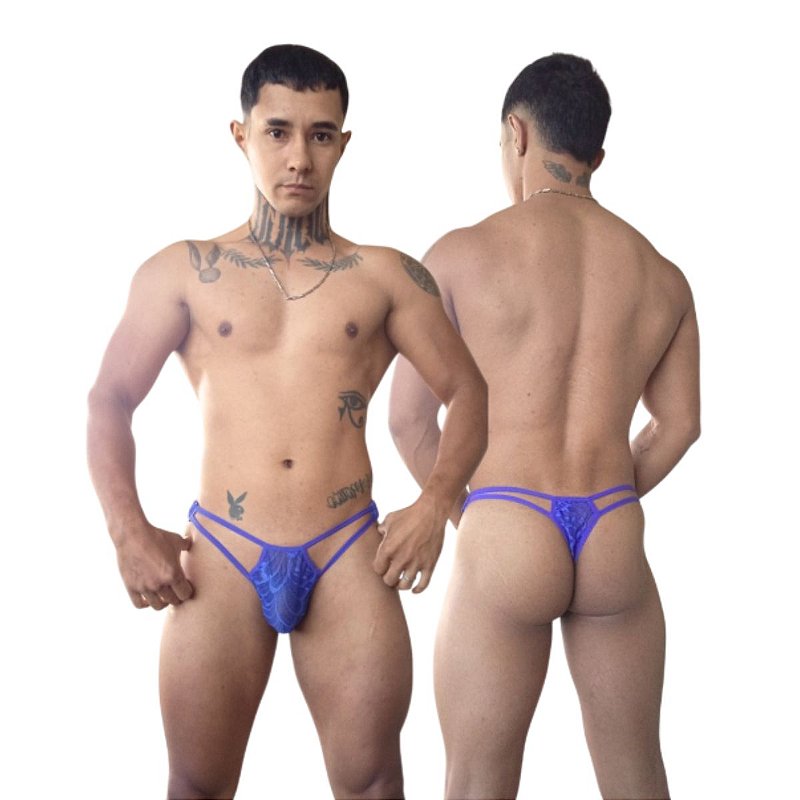 Calcinha Masculina com Abertura na Lateral Petrus