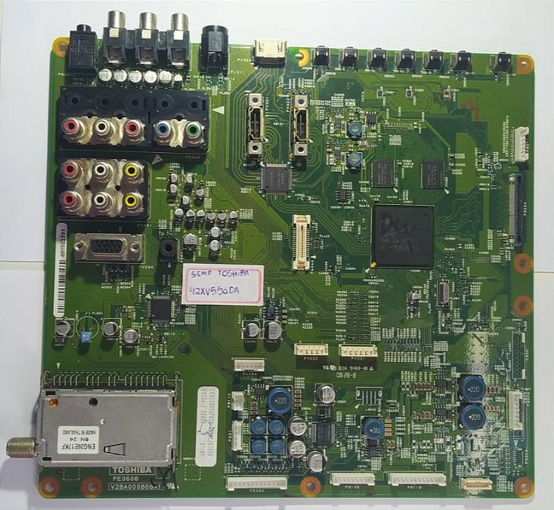 Placa Principal Toshiba 42xv550da - V28a000808a1 - MEGAELETROSOM