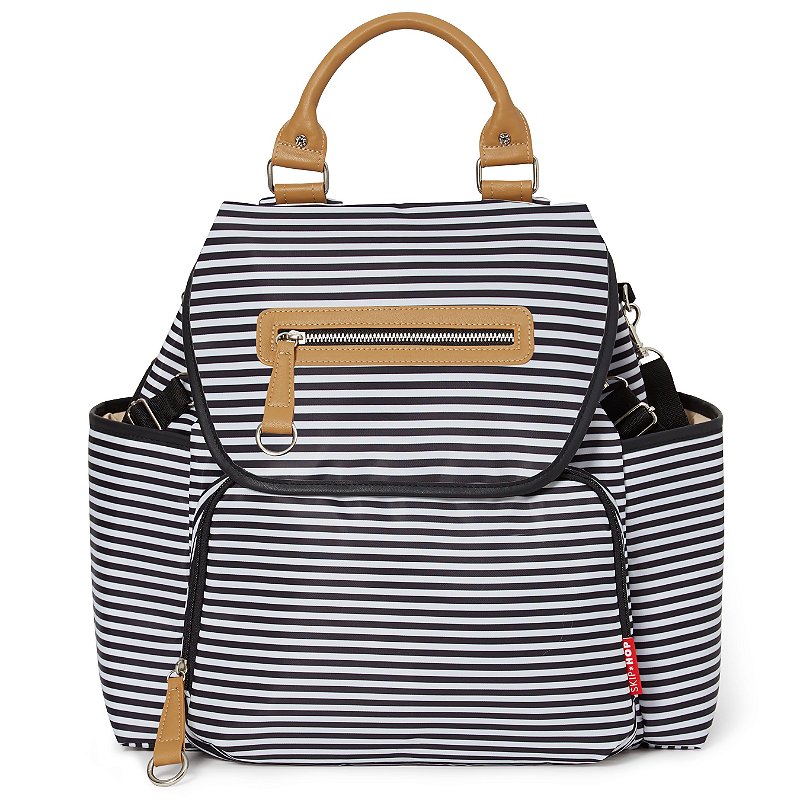 NEW Skip Hop Grand Central Take-It-All Diaper Bag French Stripe