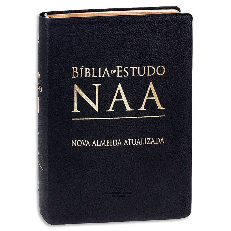 Bíblia de Estudo NAA Couro Legítimo em Promoção - Livraria Evangélica ...