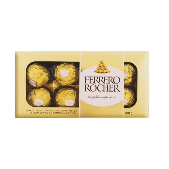Caixa Ferrero Rocher 08 Unidades - Floricultura Priscila - 11 4306 5254