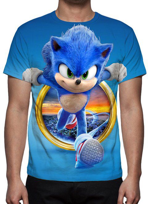 Camiseta do sonic adulto Clearance