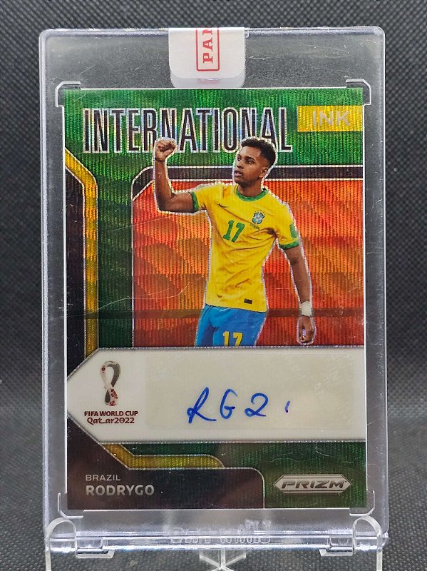 クリストファー・エンクンク PANINI PRIZM #10 Panini Prizm World Cup International Ink Green Wave 2022 RODRYGO