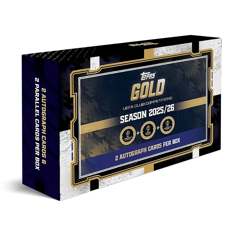 Caixa Lacrada] Topps UCC Gold 2025/26 - 2 autógrafos garantidos