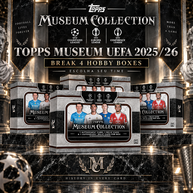 Break 2712] 4x Topps Museum Collection UEFA 2025/26 – 8 AUTÓGRAFOS