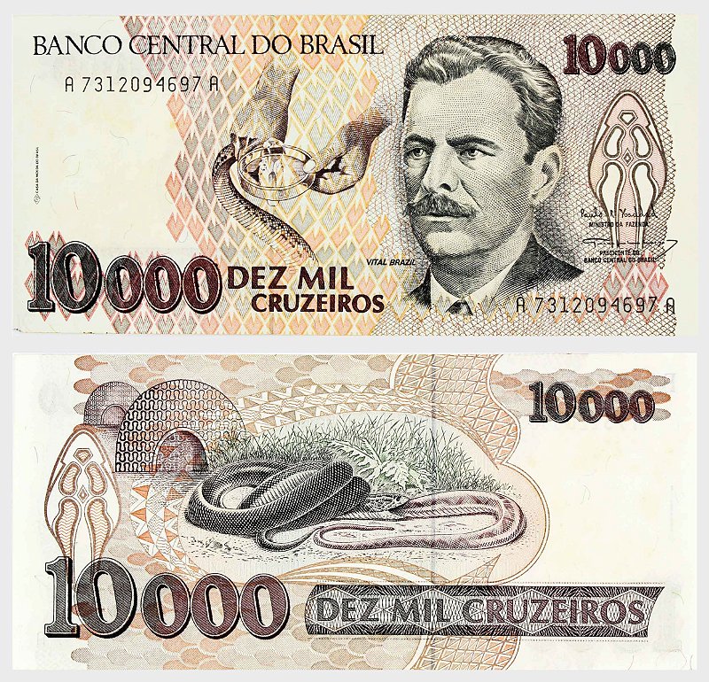 Quanto Vale A Nota De 10 000 Cruzeiros