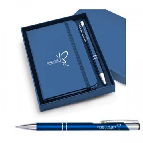 Kit Executivo Moleskine e UmClickMidia