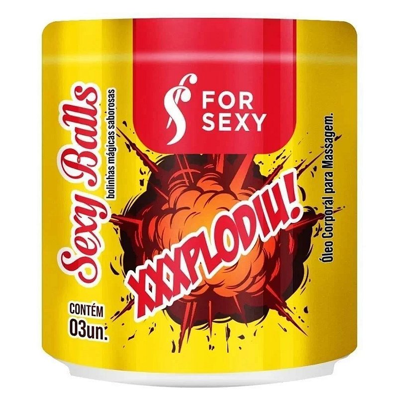 Xxxplodiu Sexy Ball Bolinha Beijável 03 Unidades For Sexy Fetiches Sexy Boutique
