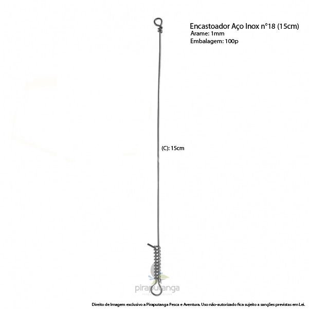 Cabo De Aço Inox Pesca Empate Encastoador 15lbs 10m + Luvas - MEGA