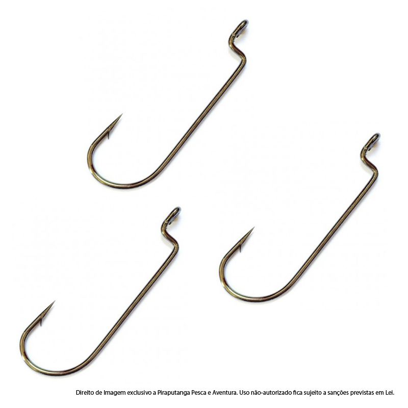 ANZOL CARTELA MONSTER 3X OFF SET 3/0 WORM HOOK C/3 - Shop do Mineiro