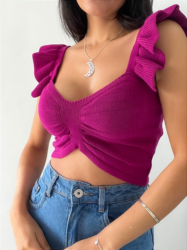 Cropped Tricot Bela