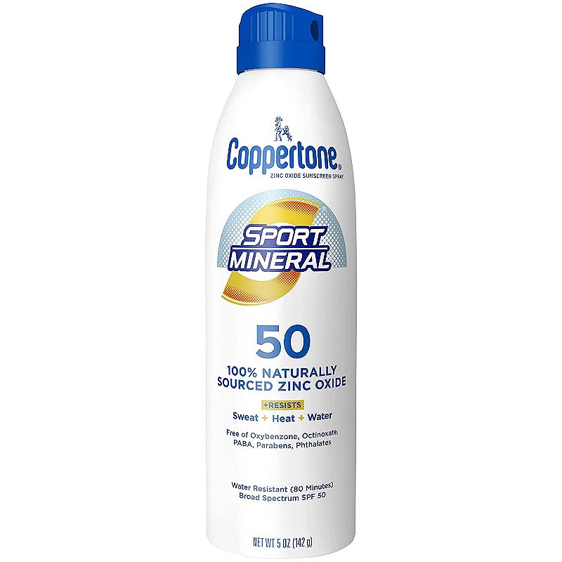 Coppertone Sport Sunscreen Spray Zinc Oxide Mineral SPF 50 Consumos da Martina