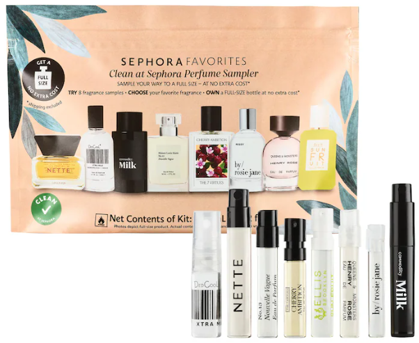 SEPHORA FAVORITES 香水サンプラー Sephora Favorites Clean Perfume Sampler Set with Redeemable